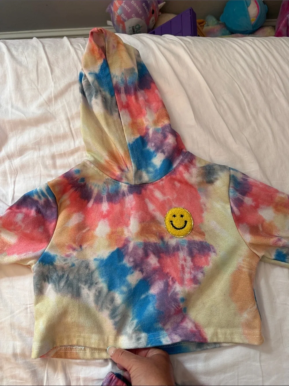 Lola + The Boys Tie-Dye Hoodie & Jogger Set - Pink, Blue, Yellow, Purple